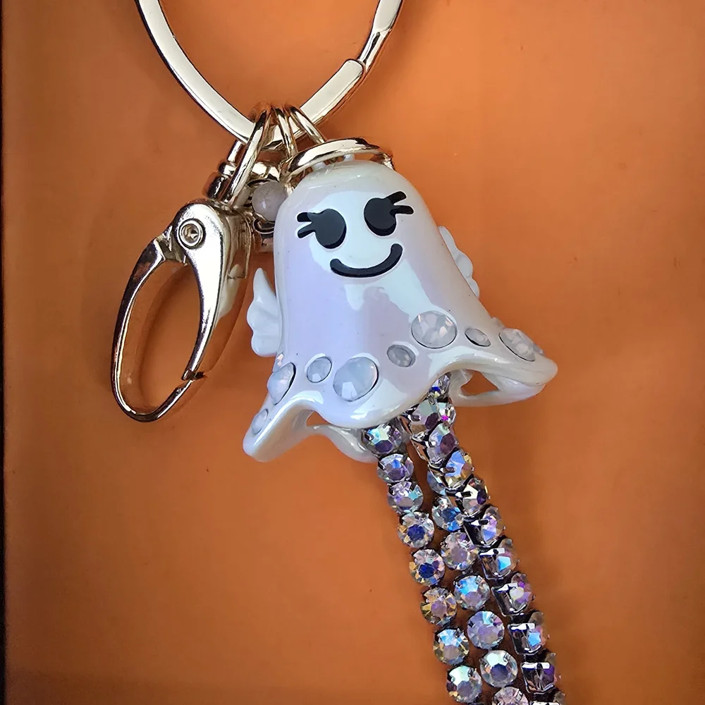 Betsey Johnson Ghost Angel Jewelry Charm Keychain – NWT